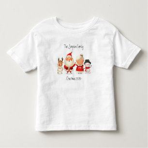 Weihnachts-Pajama Kleinkind T-shirt
