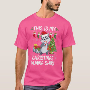 Weihnachts-Pajama-Weihnachtsmann-Strumpf Santa Rac T-Shirt