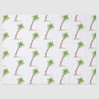 Weihnachts Palm Tree Tropical Beachy Lights Beach Seidenpapier