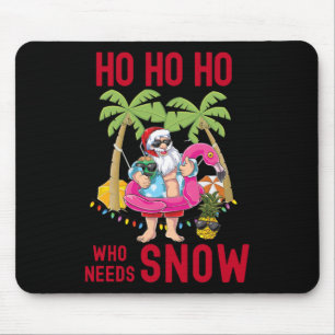 Weihnachts-Palmenbaum Santa Surft Sommer Strand Va Mousepad