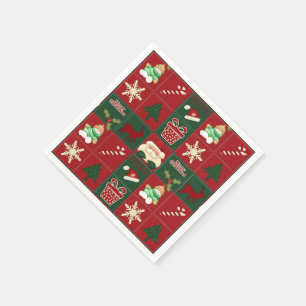 Weihnachts-PAPIER NAPKINS Serviette