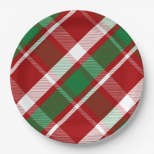 Weihnachts-Papier-Teller Pappteller