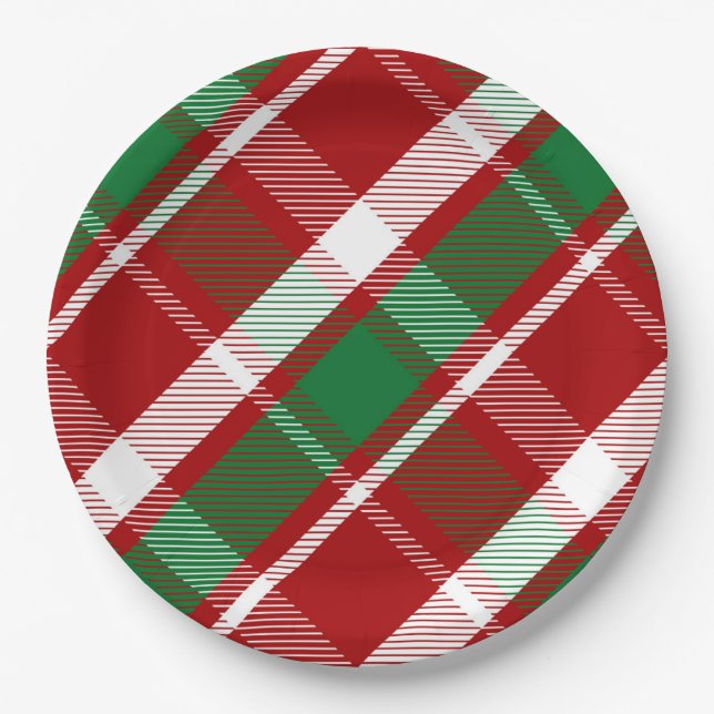 Weihnachts-Papier-Teller Pappteller (Vorderseite)