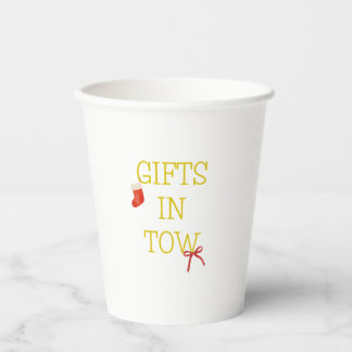 Weihnachts-Papierbecher 'Gifts in Tow' Pappbecher