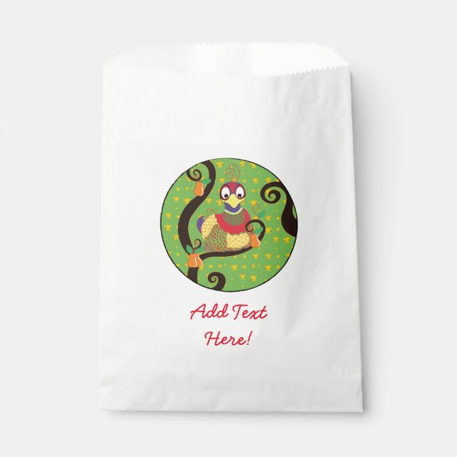 Weihnachts "Partridge" Custom Gevor Bag Geschenktütchen (Vorderseite)