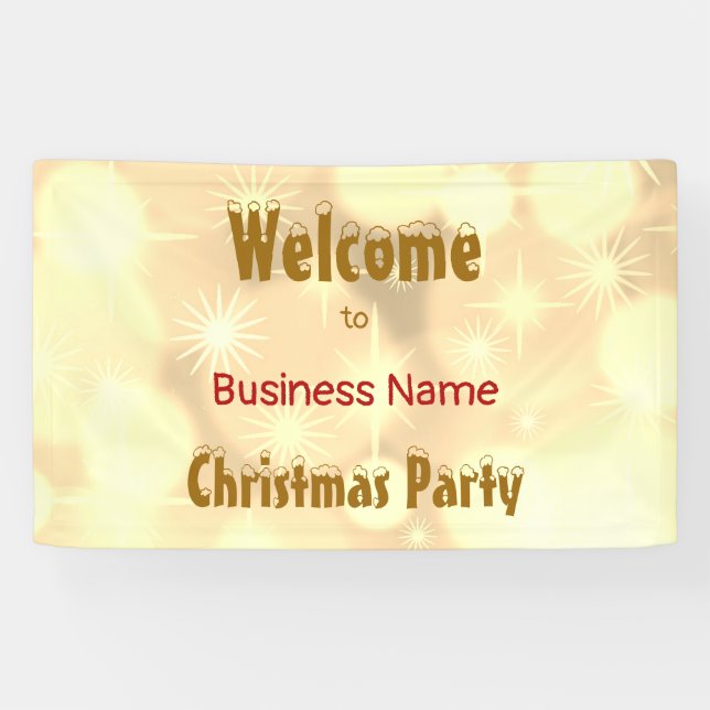 Weihnachts-Party Banner (Horizontal)