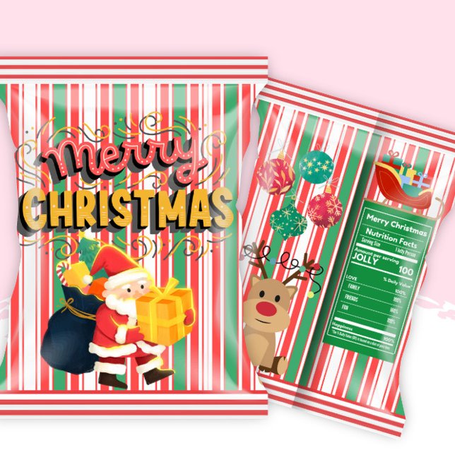 Weihnachts Party Chip Bag Wrappers Favoriten Notizblock (Von Creator hochgeladen)
