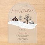 Weihnachts-Party Corporate / Familie Frohe Weihnac Acryleinladungen<br><div class="desc">Weihnachts-Party Corporate / Familie Weihnachten Weihnachten Akrobielle Einladungen Siehe dazu passende Kollektion im Nest- und Nestladen</div>