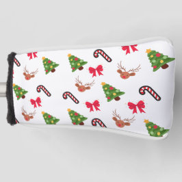 Weihnachts-Party-Dekorationsmuster Golf Headcover