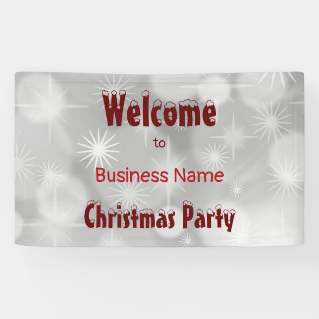Weihnachts-Party-Designbanner Banner (Horizontal)