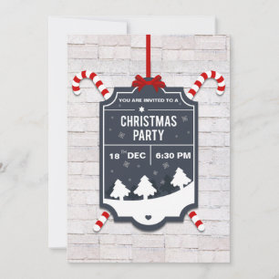 Weihnachts-Party Einladung