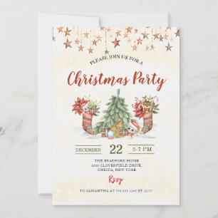 Weihnachts-Party Einladung