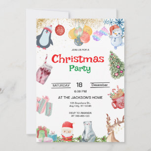 Weihnachts-Party Einladung