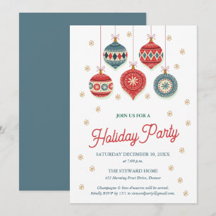 Weihnachts-Party Einladung