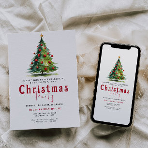 Weihnachts-Party Einladung