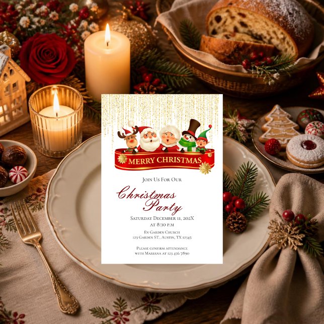 Weihnachts-Party Einladung (Von Creator hochgeladen)