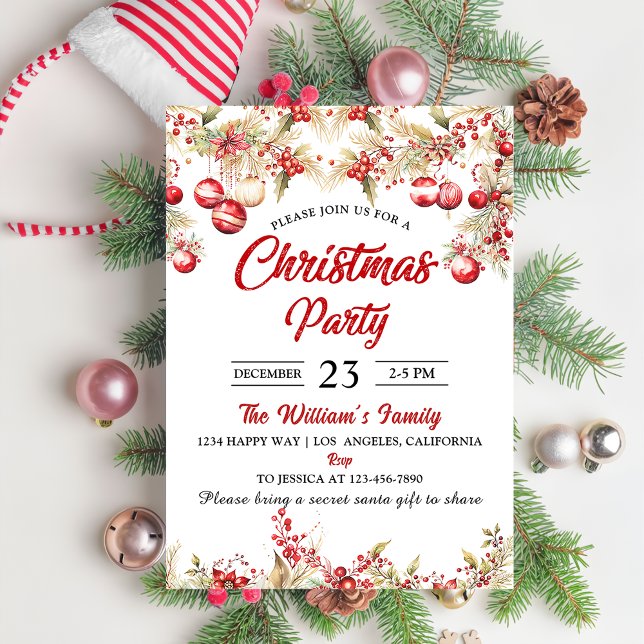 Weihnachts-Party Einladung (Von Creator hochgeladen)