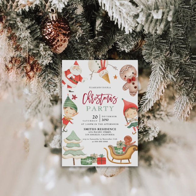 Weihnachts-Party Einladung (Von Creator hochgeladen)