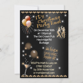 Weihnachts-Party Einladung