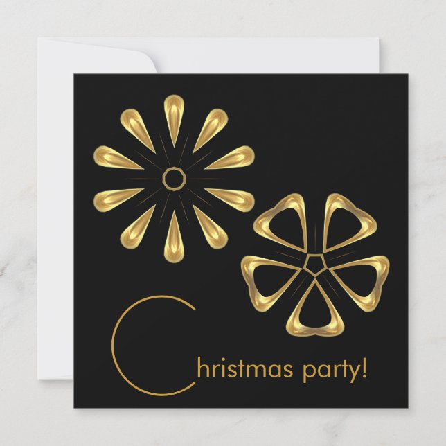 Weihnachts-Party Einladung (Vorderseite)