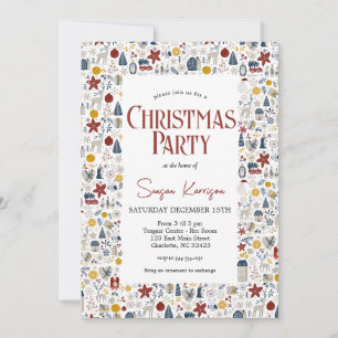 Weihnachts-Party Einladung