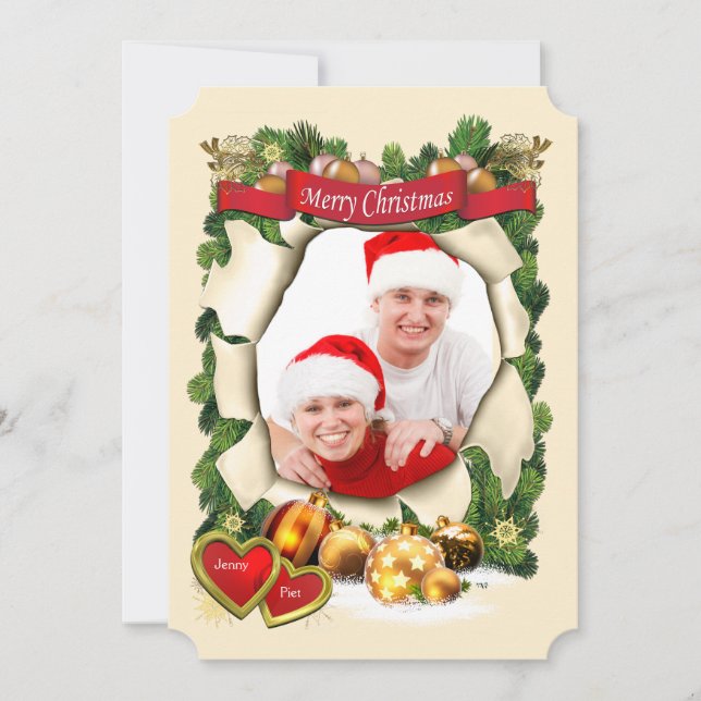 Weihnachts-Party Einladung (Vorderseite)