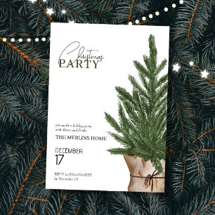 Weihnachts-Party Einladung   Weihnachtsbaum