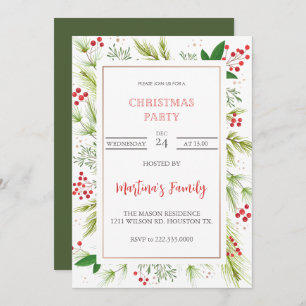 Weihnachts-Party Einladungen Weihnachts-Party