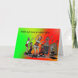 Weihnachts-Party Feiertagskarte