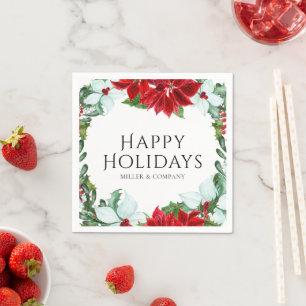 Weihnachts-Party für Unternehmen Moderne Feierlich Serviette