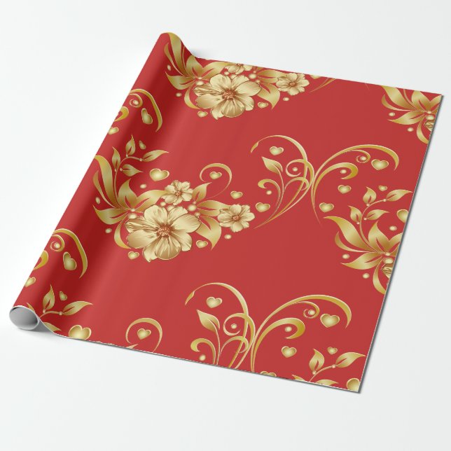 Weihnachts-Party Geschenkpapier (Ungerollt)