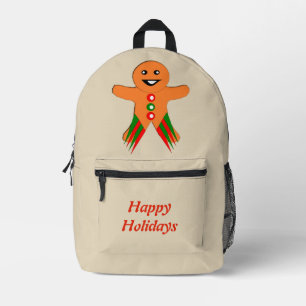 Weihnachts-Party Gingerbread Man Custom Bedruckter Rucksack