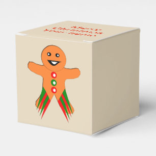 Weihnachts-Party Gingerbrei Man Custom Gevor Box Geschenkschachtel