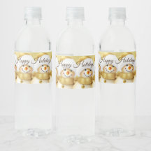 Weihnachts-Party Golden Snowman Schneeflocken