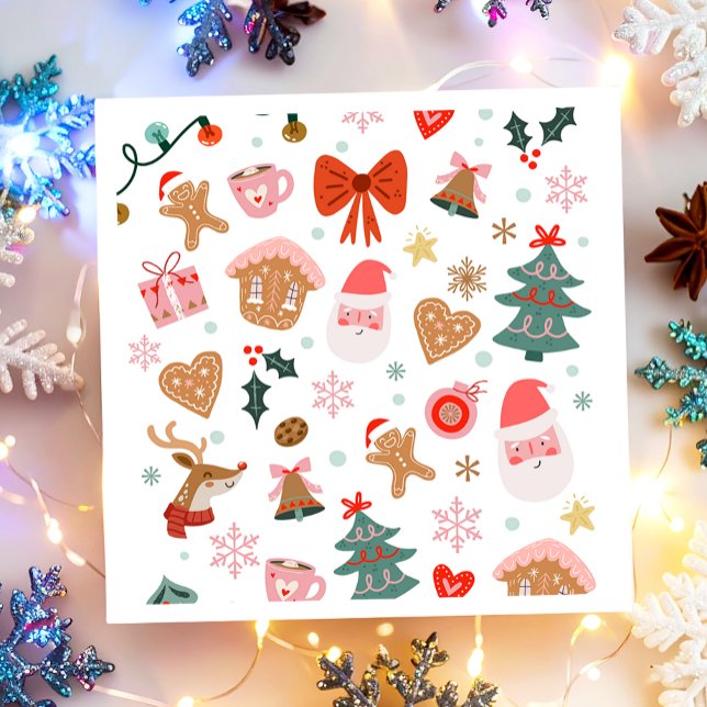 Weihnachts Party Holidays Kinderdusche Geburtstag Serviette (Von Creator hochgeladen)