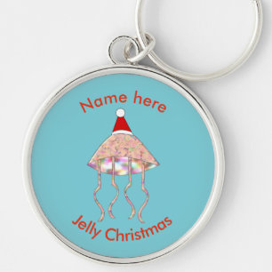 Weihnachts Party Jellyfish Custom Schlüsselanhänge Schlüsselanhänger
