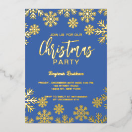 Weihnachts-Party laden 5" x 7" Foil Einladung