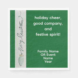 Weihnachts-Party Luncheon Serviette