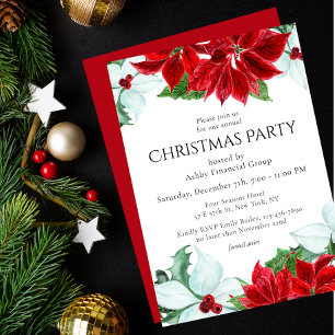 Weihnachts-Party Moderne Corporate Holiday Party Einladung