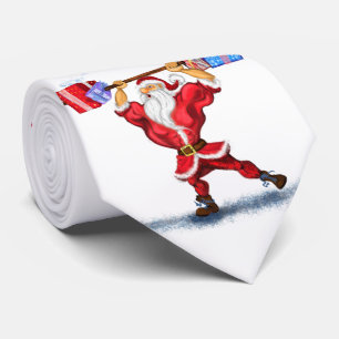 Weihnachts-Party Neck Tie Bodybuilder Santa Fun Krawatte