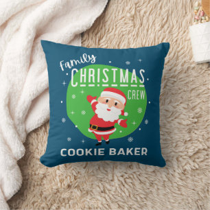 Weihnachts-Party Pajamas Cookie Baker Kissen