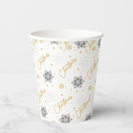 Weihnachts-Party Pappbecher