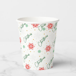 Weihnachts-Party Pappbecher
