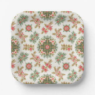 Weihnachts-Party Pappteller