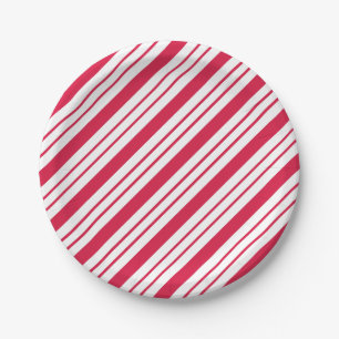 Weihnachts-Party Peppermint Candy Cane Paper Telle Pappteller