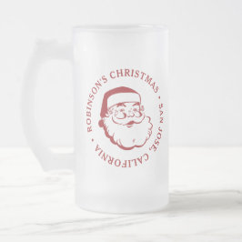 Weihnachts-Party Santa Claus Mattglas Bierglas