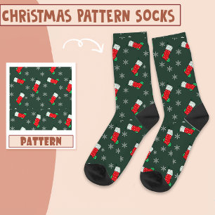 Weihnachts Party Santa Socks Muster Socken