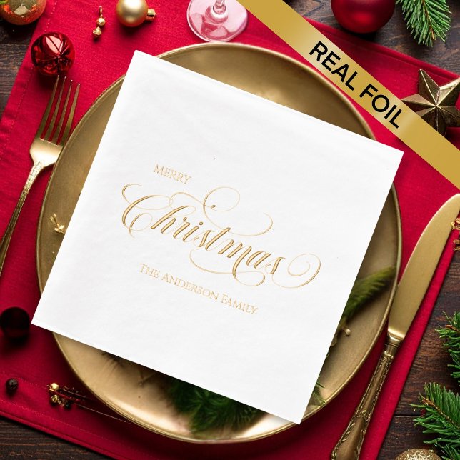 Weihnachts-Party Servietten Mit Folie (Von Creator hochgeladen)