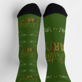 Weihnachts-Party-Socken Socken