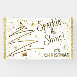 Weihnachts-Party, Sparkle, Hängebanner Banner